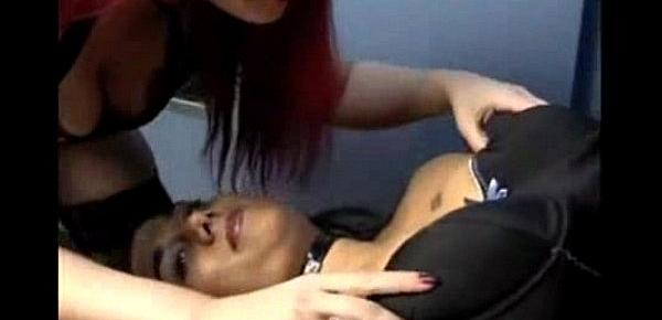  Fat indian sub gets spanked and fucked with strapon